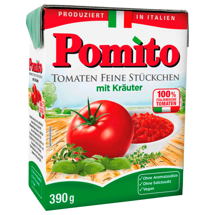 Pomito Tomatenstückchen mit Kräuter 390g
